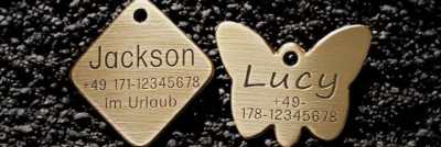 Hundemarke Messing sonstige Uebersicht