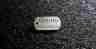 Hundemarke Edelstahl Dogtag, 30 mm, einseitig