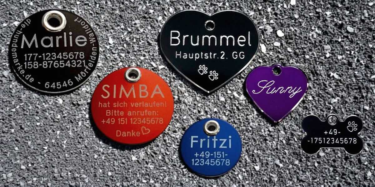 Hundemarken Aluminium Uebersicht