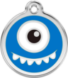 hundemarke reddingo tier_monster blau