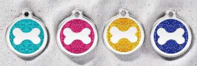 RedDingo mittelgroß - Glitzerknochen, 17,00