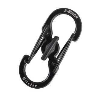 Hundemarken-Zubehör Microlock-Wechselkarabiner schwarz